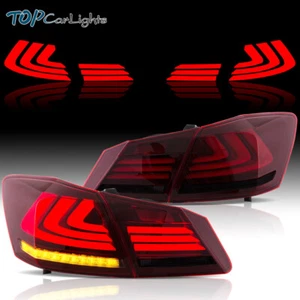 Luces traseras LED rojas VLAND para Honda Accord 2013-2017 sedán de 4 puertas luces traseras - Imagen 1 de 19