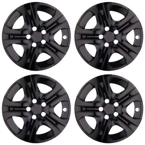 NEW Hubcap Set for Toyota Rav4 2013-2018 - Premium Replica 17-in Black 61179 - Picture 1 of 6