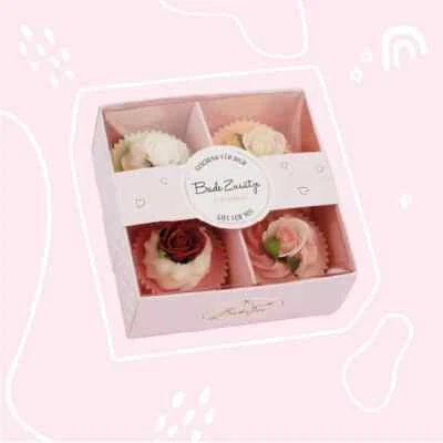 BADEFEE Badepralinen Geschenkset „Colour Bouquet“ Inhalt: 160g (4x40g)