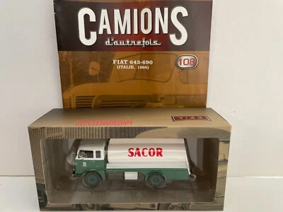 Ixo Altaya Camion D'Epoca Fiat 643 - 690 Cisterne Sacor 1960 In Scala 1/43° - Immagine 1 di 4
