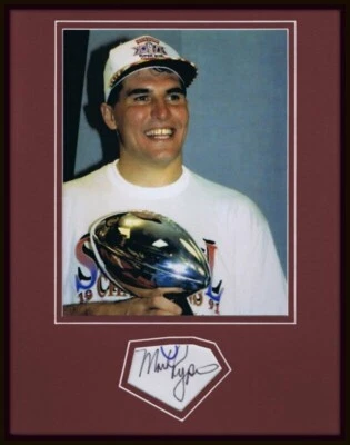 Mark Rypien Signed Framed 11x14 Photo Display Washington Super Bowl Foto 1 de 2