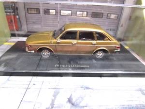 VW VOLKSWAGEN 412 LE berlina 1972 oro met. HQ Autocult Resina 1:43 - Foto 1 di 9