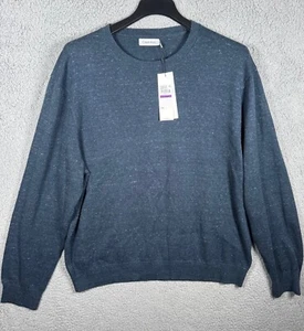 Calvin Klein Sweater Mens XXL 2XL Crew Neck Stretch Casual Outdoors NWT - Picture 1 of 8