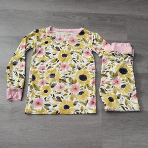 Little Sleepies Herbst Sonnenblumen zweiteiliges Pyjama Set Mädchen Größe 3T Langarm - Bild 1 von 11