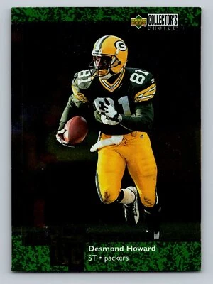 Desmond Howard 1997 Collector's Choice #TC22 Green Bay Packers Turf Champions - Image 1 of 2