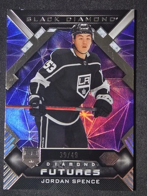 22-23 Black Diamond Jordan Spence Diamond Futures Rookie #/49 🚨🚨🚨 Ottawa - Image 1 of 4