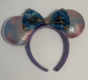 Diadema Tridente Orejas de Minnie Mouse Acción en Vivo Ariel Sirenita Parques Disney - Imagen 1 de 6