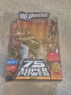 Figura DC Universe Classics Gold Metal Hombres 75 Años de Super Power Wave 14 2010 Foto 1 de 4