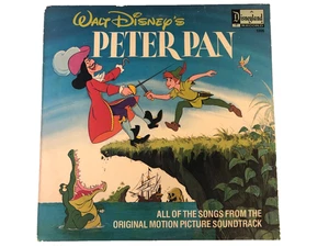 Walt Disney's "Peter Pan" Motion Picture Soundtrack LP  VG/G+ Disneyland - Picture 1 of 4