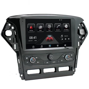 9" 64GB Android 14 Autoradio Navigation GPS BT CarPlay Für Ford Mondeo MK4 11-13 - Bild 1 von 22