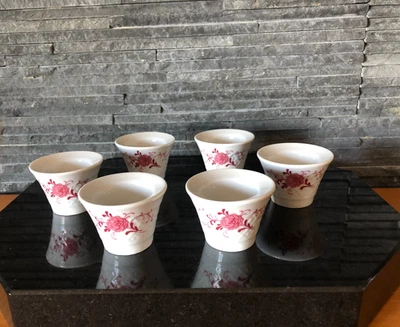 Seltmann Weiden 6 x Eierbecher Annabell rosa Rose - Bild 1 von 4