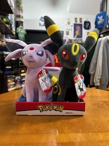 Pokemon Espeon y Umbreon Peluche Paquete de 2 GameStop Exclusivo 2020 WCT - Imagen 1 de 16