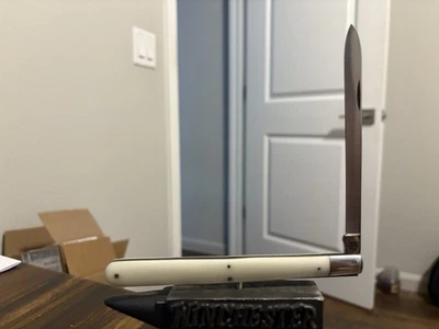 Case XX 4100 Melon Tester, Synthetic White Handles Made In The Usa - Image 1 of 4