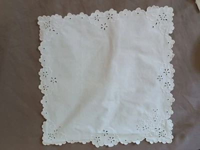 MOUCHOIR EN LIN ANCIEN BRODÉ MAIN INITIALE S. A MOUCHOIR FIL DE LIN ANCIEN  - Photo 1/3
