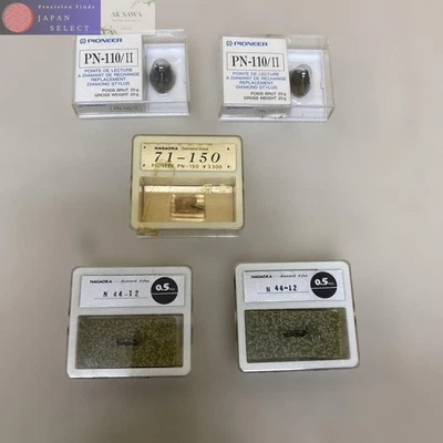 Juego de 2 agujas de repuesto Pioneer PN-110/II Diamond Stylus sin usar + Nagaoka Foto 1 de 4