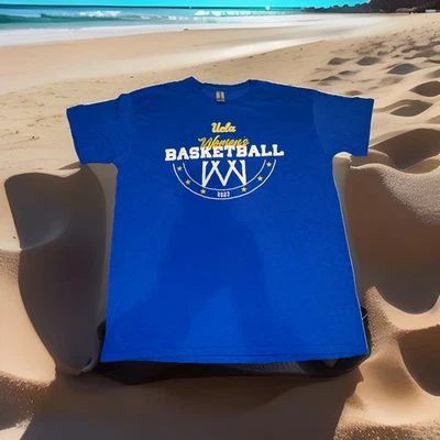 UCLA Bruins Women’s Basketball 2023 Logo Tee Shirt Adult Large Blue NCAA Vintage - Image 1 of 4