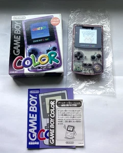 Nintendo 1998 Crystal Clear Purple Game Boy Color Konsole (Neuwertig) - Bild 1 von 22