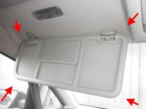 AUDI A2 SONNENBLENDE JALOUSIE LICHT CLIP LINKS RECHTS KOMPLETT ORIGINAL 81K KM - Bild 1 von 23