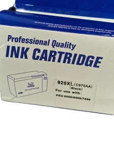 920XL (C9725AA) Black Ink Cartridge – Compatible for HP PRO 6900/6950/7000 – New - Afbeelding 1 van 6