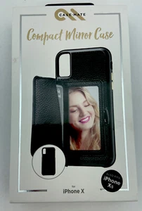 CaseMate Case Mate Compact Mirror Wallet Case for iPhone X and iPhone XS - Black - Picture 1 of 10