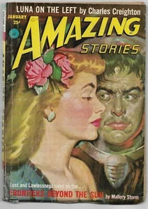 Amazing Stories January 1953 Charles Creighton G+ Solid Pulp - Picture 1 of 4