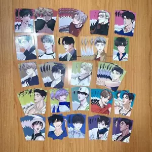 Korean BL Manhwa Team Lezhin 2024 Official Random Collection Trading Photocard - Picture 1 of 48