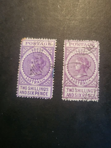 Stamps South Australia 128-128a used Cover
