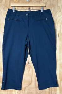 Penningtons leicht kurvige Passform Damen marineblau Caprihose Größe 16 - Bild 1 von 5