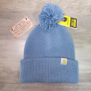 Gorro Carhartt Tejido Pom Pom Puños Medias Gorra Thundercloud AH6003 - Imagen 1 de 3