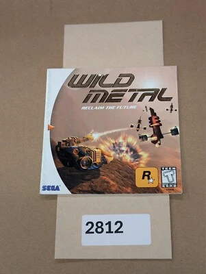 Wild Metal - Sega Dreamcast - Manual Only **NO GAME! - Image 1 of 2