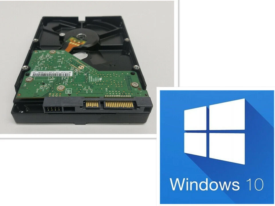 Internal HDD SATA 3.5" 500GB Hard Drive with Legacy Windows 10 Pro Installed - Image 1 of 3