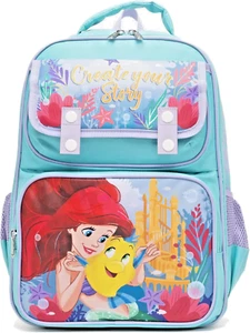 Mochila escolar Little Mermaid Ariel grande 16” - Imagen 1 de 3
