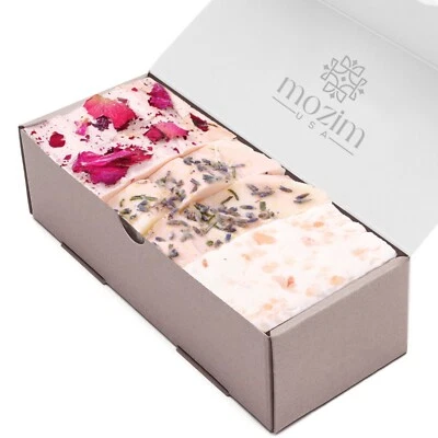 Jabón Hecho a Mano, Natural Prensado en Frío 4.2oz Barras de Jabón Set de Regalo - Juego de 6 piezas Foto 1 de 4