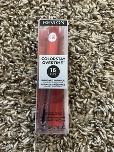Revlon ColorStay Overtime 16 HRS Liquid Lip Color # 580 Cherry Time .07 oz. - Picture 1 of 2