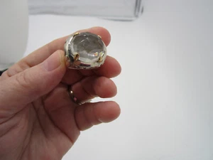 Estate John Hardy Sterlingsilber 18k Gold Rutilquarz Bambus Größe 6 Ring - Bild 1 von 6