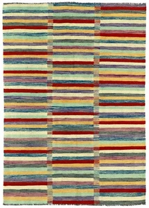 Alfombra tejida a mano Kelim Design 171 x 122 cm alfombra oriental nueva - Imagen 1 de 8