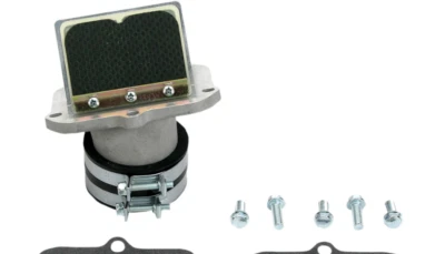 VÁLVULA DE RUEDA BOYESEN KTM 250 MXC 1994 1995 1996 1997 CAÑA DE FIBRA DE CARBONO DE ALTO FLUJO Foto 1 de 3