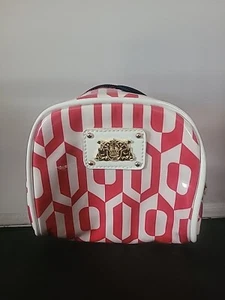 Juicy Couture Red/White Cosmetic/Make Up Pouch - Picture 1 of 3