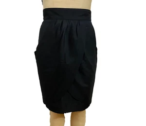 NWT Tibi new york black pinstripe pencil skirt wool blend - Picture 1 of 6