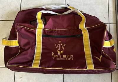 JR. SUN DEVILS Elite GRANDE BOLSA DE EQUIPAMENTOS DUFFEL cerca de 29” Arizona ASU Football - Imagem 1 de 4
