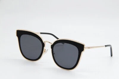 JIMMY CHOO NILE/S RHL2K BLACK GOLD AUTHENTIC SUNGLASSES 63-12 - Image 1 of 3