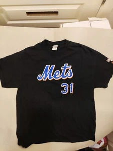 Mike Piazza New York Mets 2013 Hall Of Fame Induction T-Shirt MLB XL Black - Picture 1 of 10