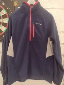 Craghoppers Fleece 1/4 Zip Jacke Herren Pullover Größe M Navy Blau Outdoor - Bild 1 von 3