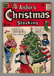 ARCHIE GIANT SERIES - ARCHIE'S CHRISTMAS STOCKING # 3 - (1956) - HTF - VG - Picture 1 of 4