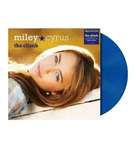 Miley Cyrus The Climb Single - Urban Outfitters Exclusive Blue Vinyl Record 2022 - Picture 1 of 7