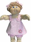 Handmade Cabbage Patch Kids Dress And Panties, Hair Bows Fits 16 -18” Dolls 