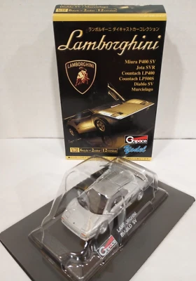 G.Space 1/72 Scale Silver Lamborghini Diablo SV Diecast Model Car - Image 1 of 4