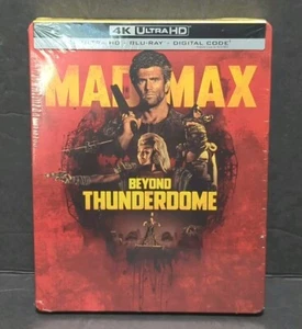 MAD MAX: BEYOND THUNDERDROME-1985 New 4K Ultra HD + Blu-Ray + Digital Steelbook - Picture 1 of 5