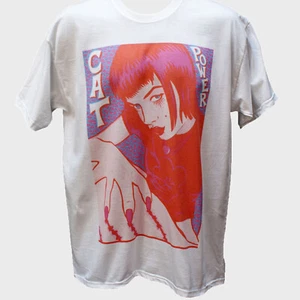 Cat Power Folk Indie Punk Rock Short Sleeve White Unisex T-shirt S-3XL - Picture 1 of 1