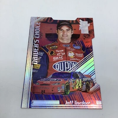 Jeff Gordon 2005 Press Pass VIP Driver's Choice Rare Die Cut Parallel Card DC3/6 - Image 1 of 3